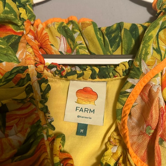 Farm Rio Ruffled Tangerine Dress - Picture 5 of 5